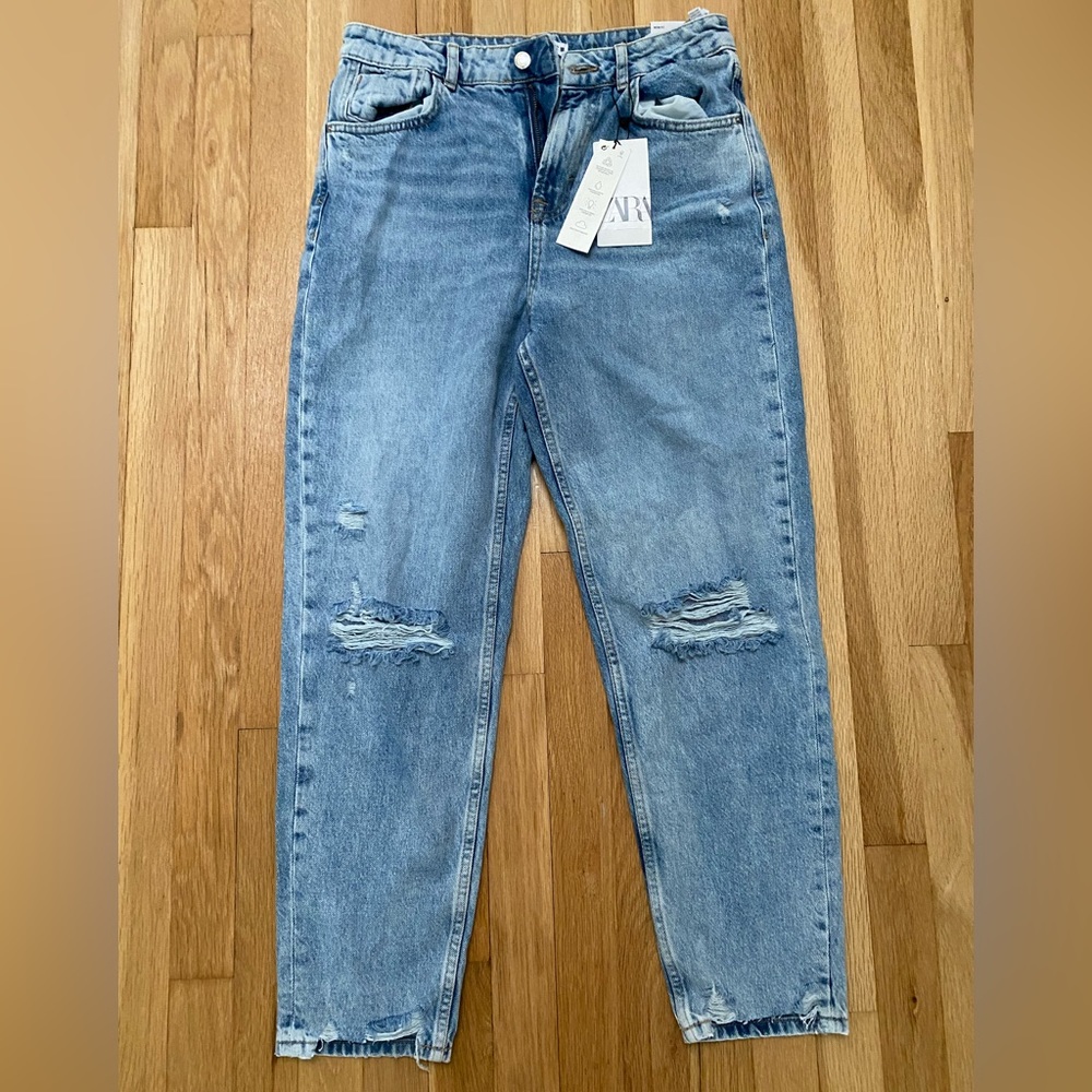 Zara mom jeans